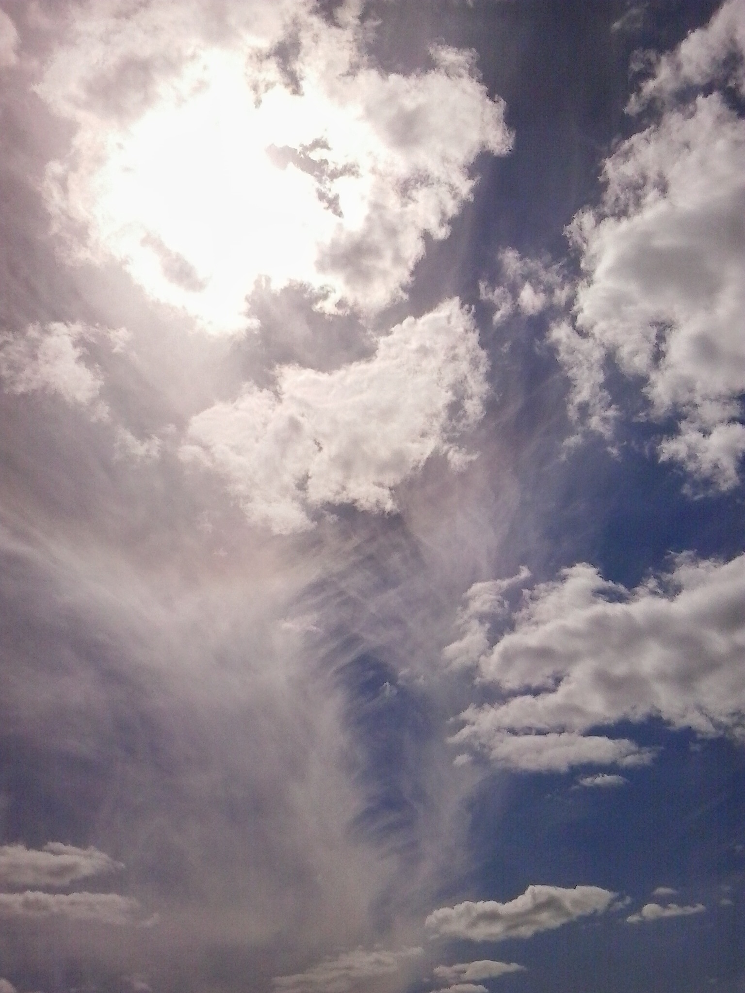 Such a different sky - My, Sky, The sun, Clouds, sunlight, The clouds, Longpost