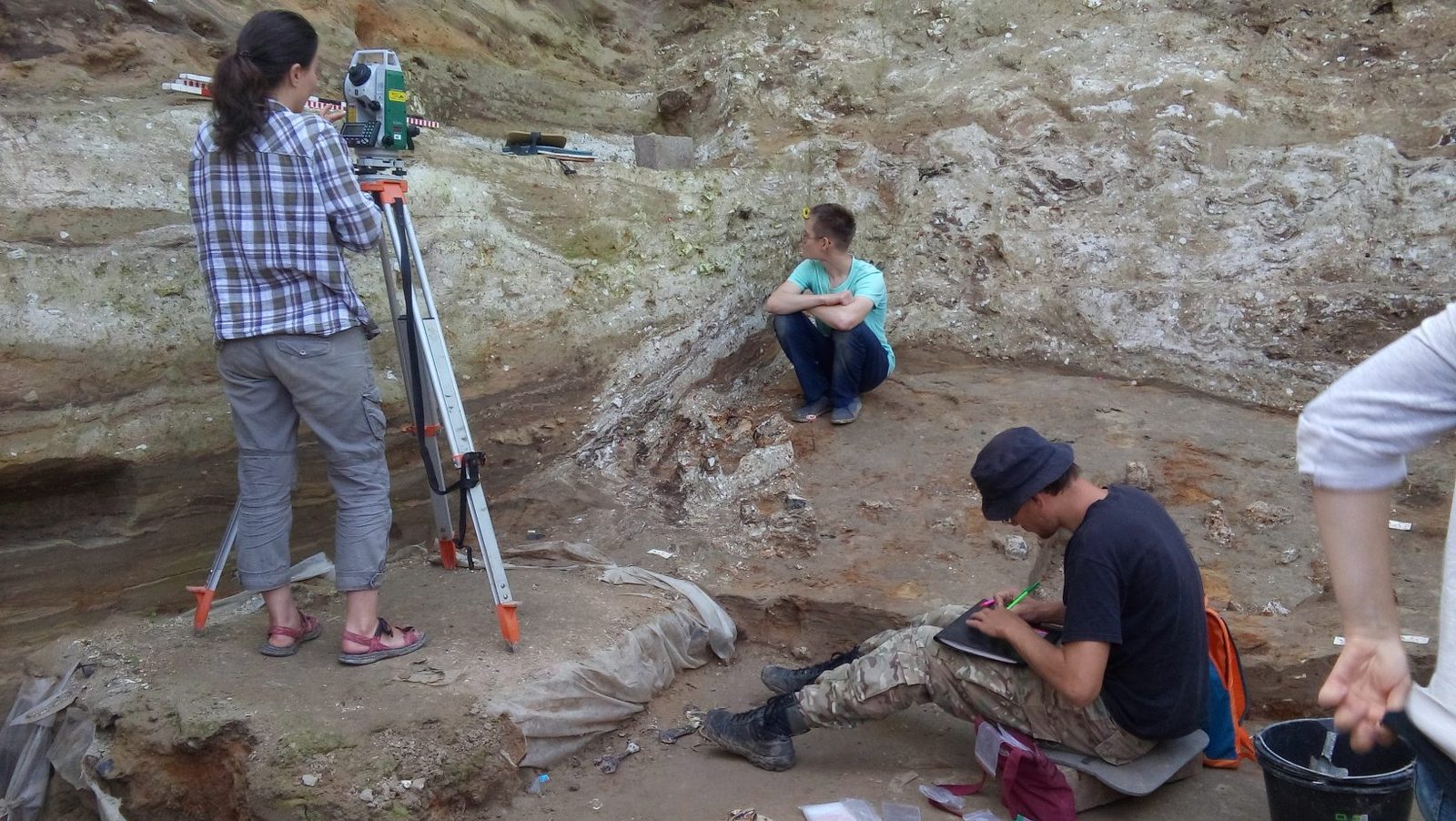 Better a flake in the hand than a keilmesser in the wall. Archaeological expedition to Khotylevo I, July-August 2017 (Part 2) - Anthropogenesis, Anthropogenesis ru, Archaeological excavations, Khotylyovo, Reportage, Alexander Sokolov, Informative, Longpost