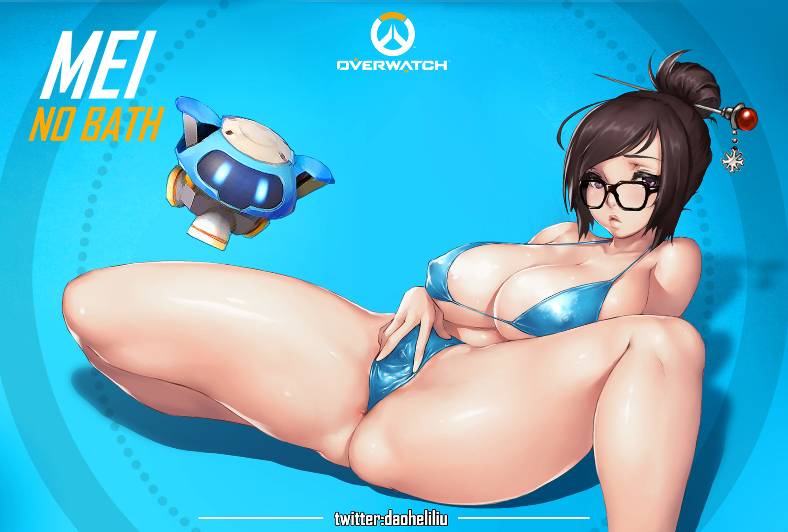 OverEro vol.3 - Mei - NSFW, Overwatch, Mei, , GIF, Longpost