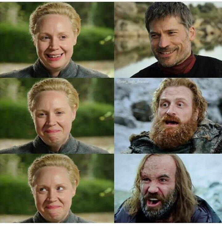 Oh, that Brienne of Tarth..) Who suits her better? - Brienne, Jaime Lannister, Tormund, Sandor Clegane, Game of Thrones, A question for pick-ups