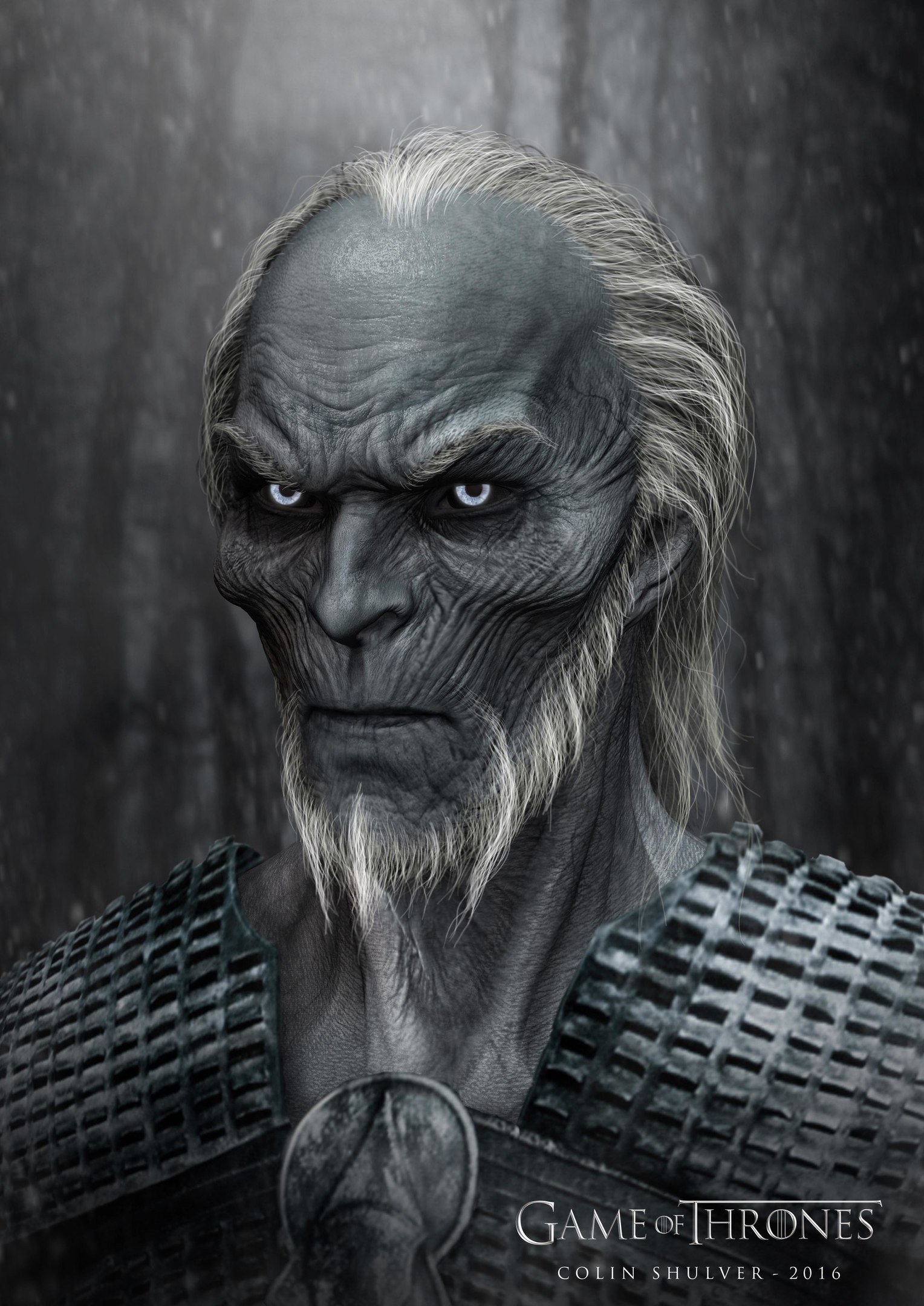 Game of Thrones Season 7 Episode 6 Concept Art by Colin Shulver - Game of Thrones, Spoiler, Art, White walkers, Longpost