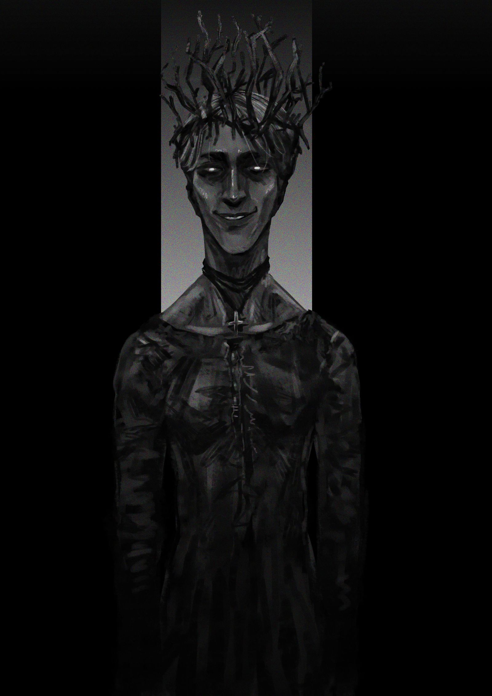 Just Vel. - My, Outlast 2, Digital, Krita, I want criticism, , Longpost