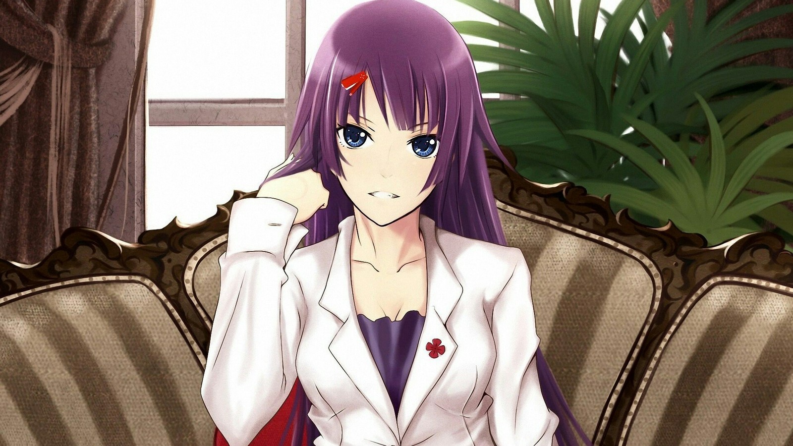 Anime art - Anime Art, Аниме, Monogatari series, Hitagi Senjougahara