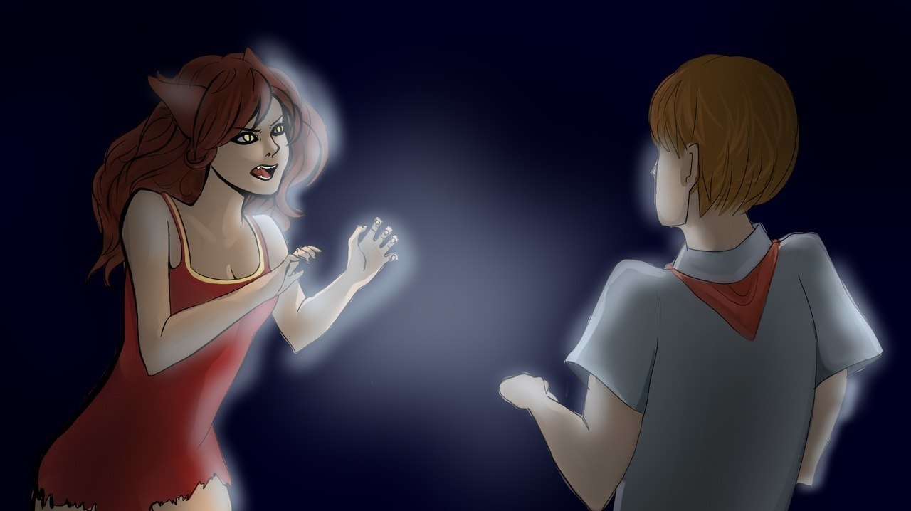 When someone dared to touch stocks without permission - Endless summer, Visual novel, Art, Julia