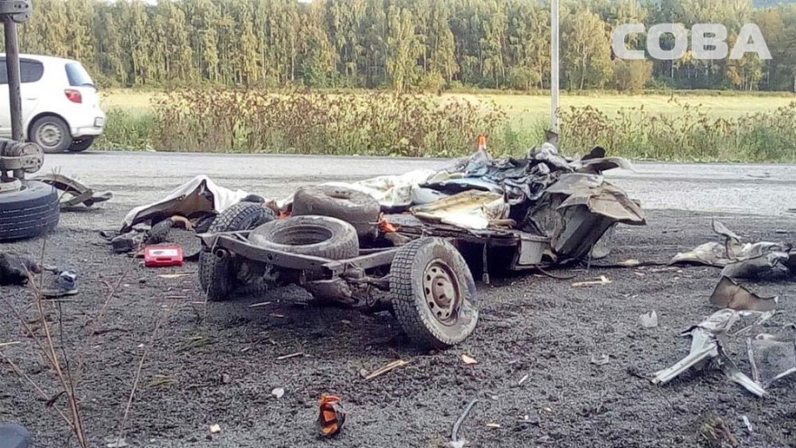 Terrible accident, field road, Sverdlovsk region. - Road accident, , Longpost