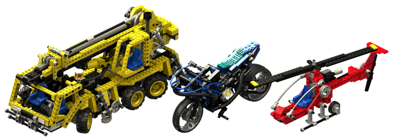 История lego technic (2001-2008) - Моё, LEGO, LEGO technic, Игрушки, История, Гифка, Длиннопост