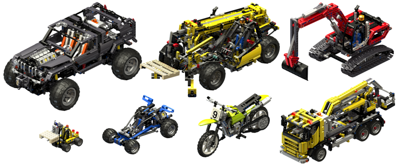 История lego technic (2001-2008) - Моё, LEGO, LEGO technic, Игрушки, История, Гифка, Длиннопост