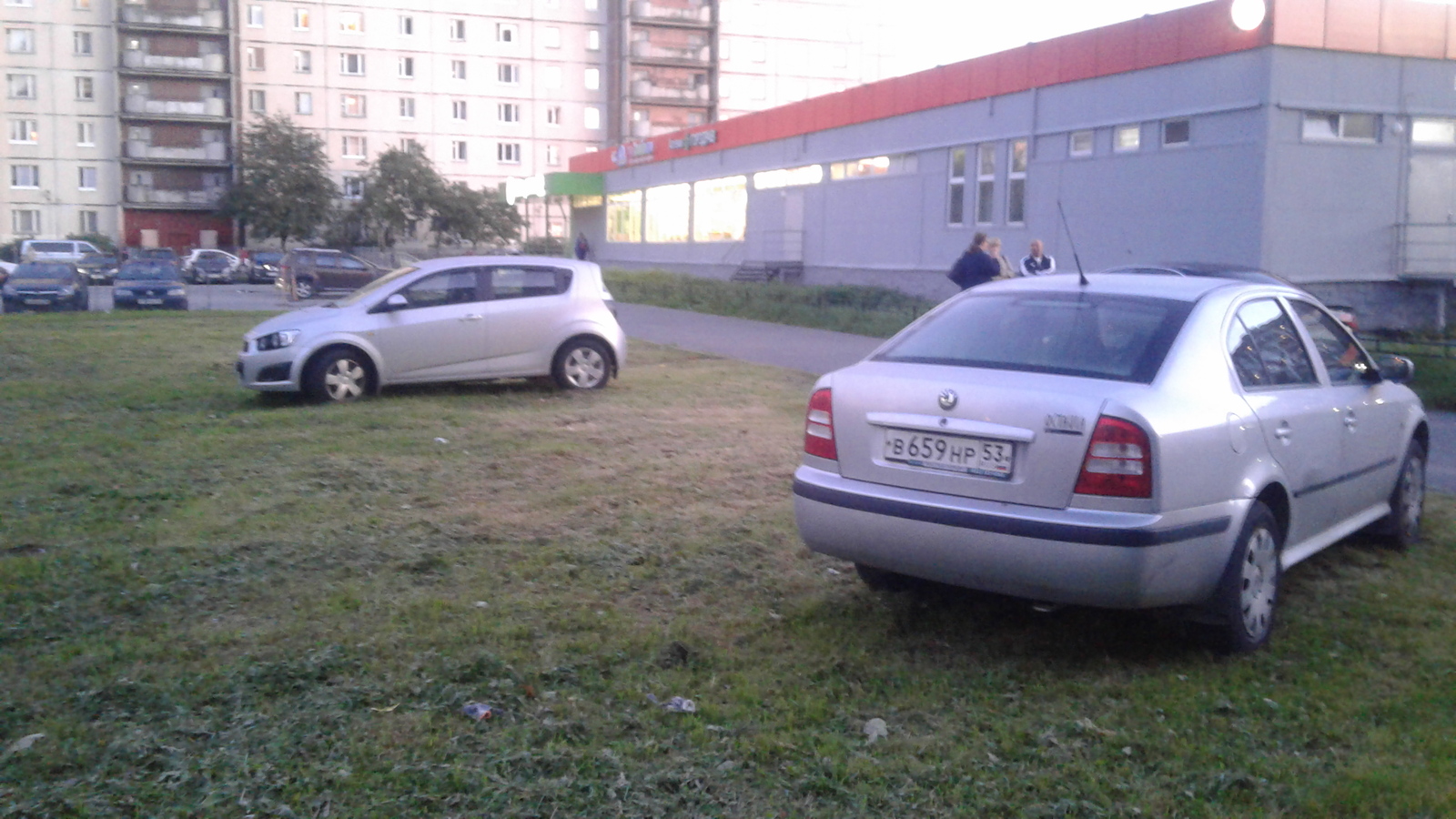 A bad example is contagious... unfortunately. - My, Saint Petersburg, Cattle, Parking