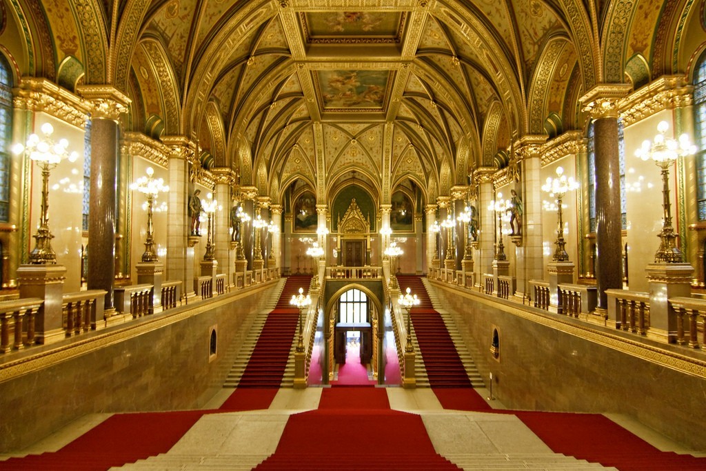 The seat of the Hungarian Parliament on the banks of the Danube in Budapest - Hungary, Parliament, Building, Duck house, Longpost