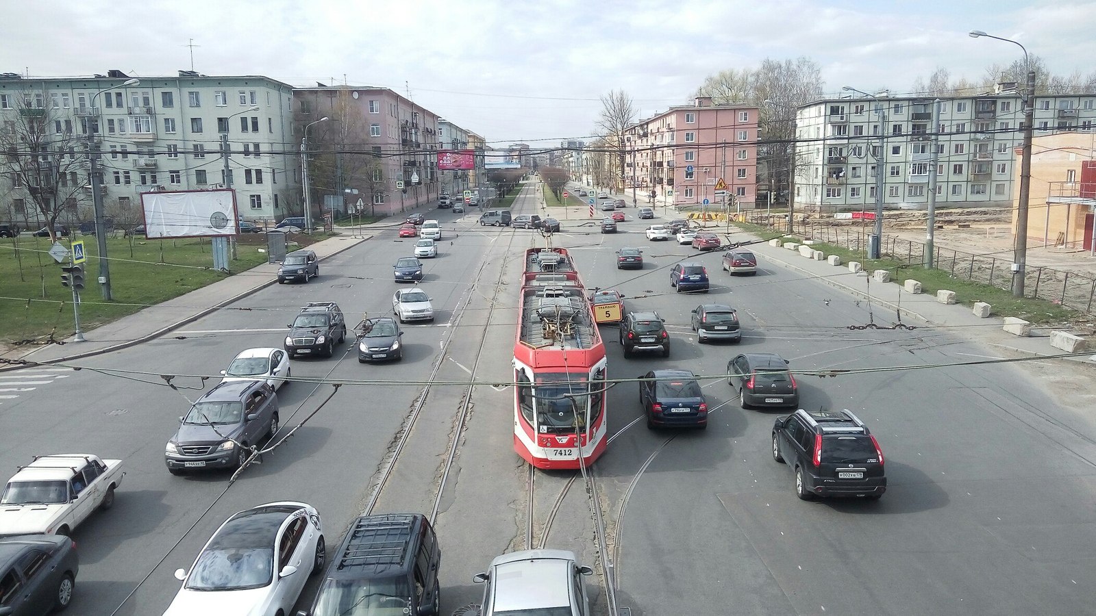 Enchanting idiots in St. Petersburg! - Tram, Saint Petersburg, Repair, Idiocy, Longpost