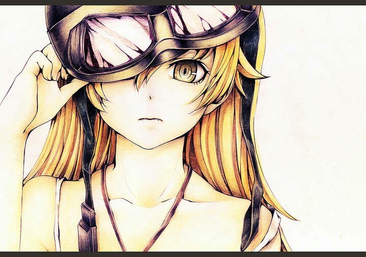 Anime art - Аниме, Anime Art, Monogatari series, Shinobu Oshino