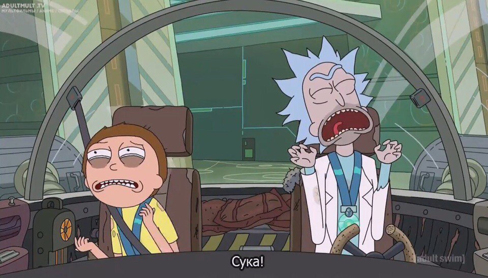 Rick and Morty perfectly conveys my state of mind for the next 9 months. - Honestly stolen, In contact with, Rick and Morty, Mat, Longpost