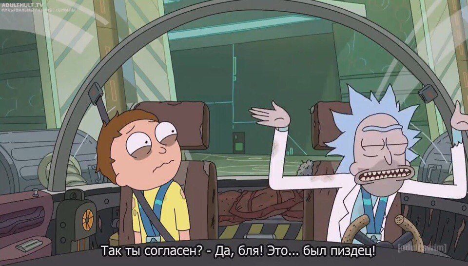 Rick and Morty perfectly conveys my state of mind for the next 9 months. - Honestly stolen, In contact with, Rick and Morty, Mat, Longpost