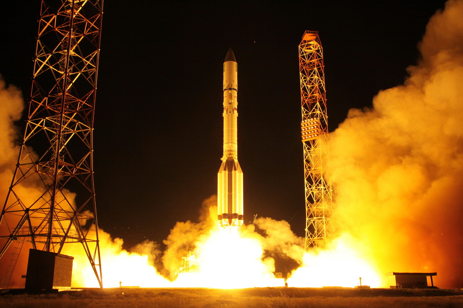 Proton-M successfully launched from Baikonur - Space, Rocket, Running, Proton-m, Baikonur, Roscosmos, Video, Longpost