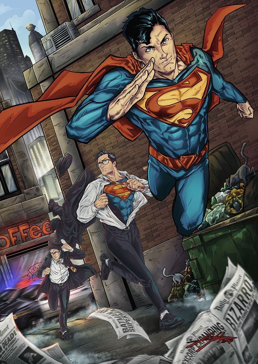 Does anyone need help? - Dc comics, Comics, Art, Superman, Clark Kent