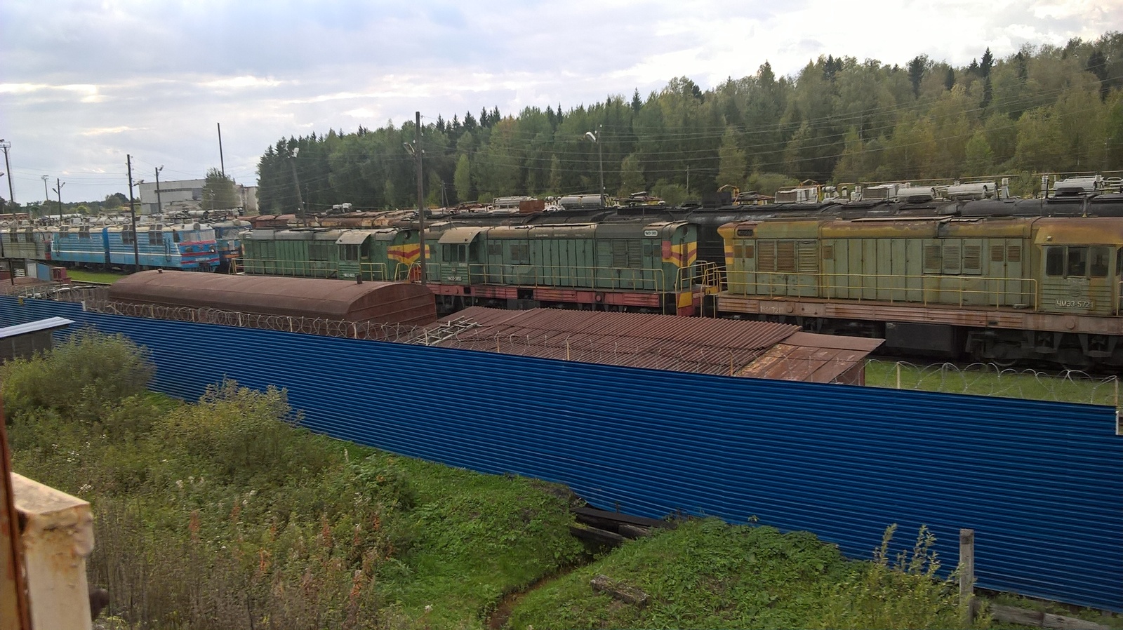 Cemetery of diesel locomotives - My, Locomotive, Russian Railways, , Work, Longpost