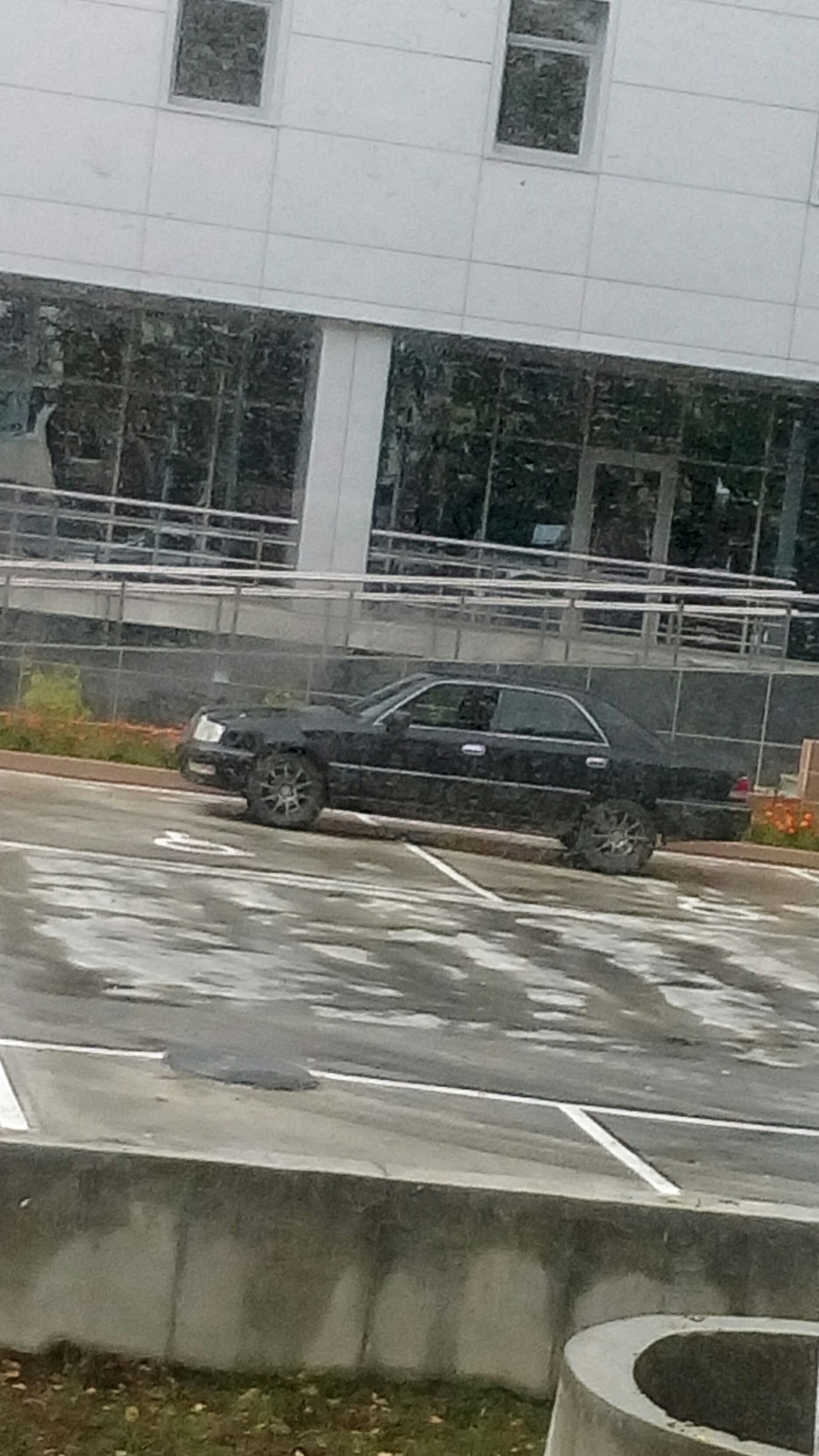 Disabled man in a square - My, Disabled person, Parking