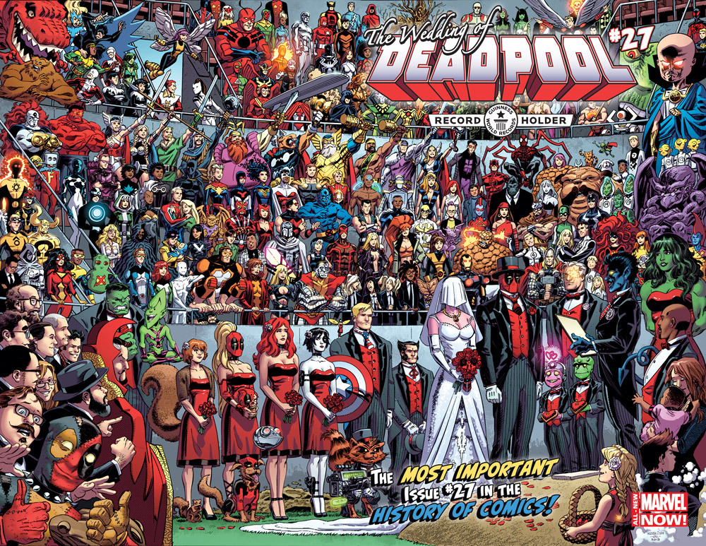 Deadpool's wedding and Guinness World Record. - Marvel, Comics, Guinness Book of Records