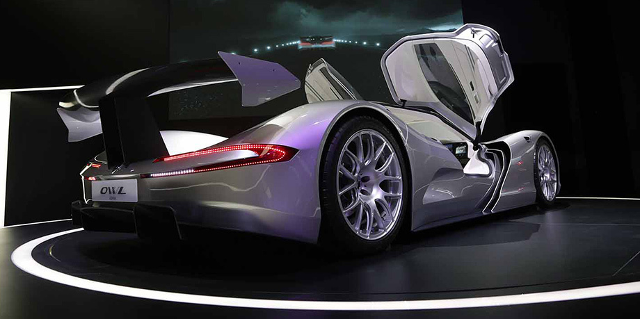 Supercar Aspark Owl became the lowest car in Frankfurt - Auto, Supercar, Japanese, Japan, The photo, Longpost