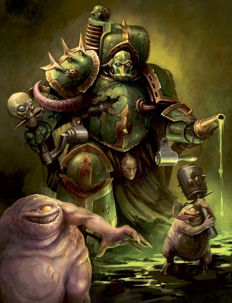 Death Guard from the new codex - Warhammer 40k, Chaos space marines, Nurgle, Death guard, Wh Art, Images, Longpost