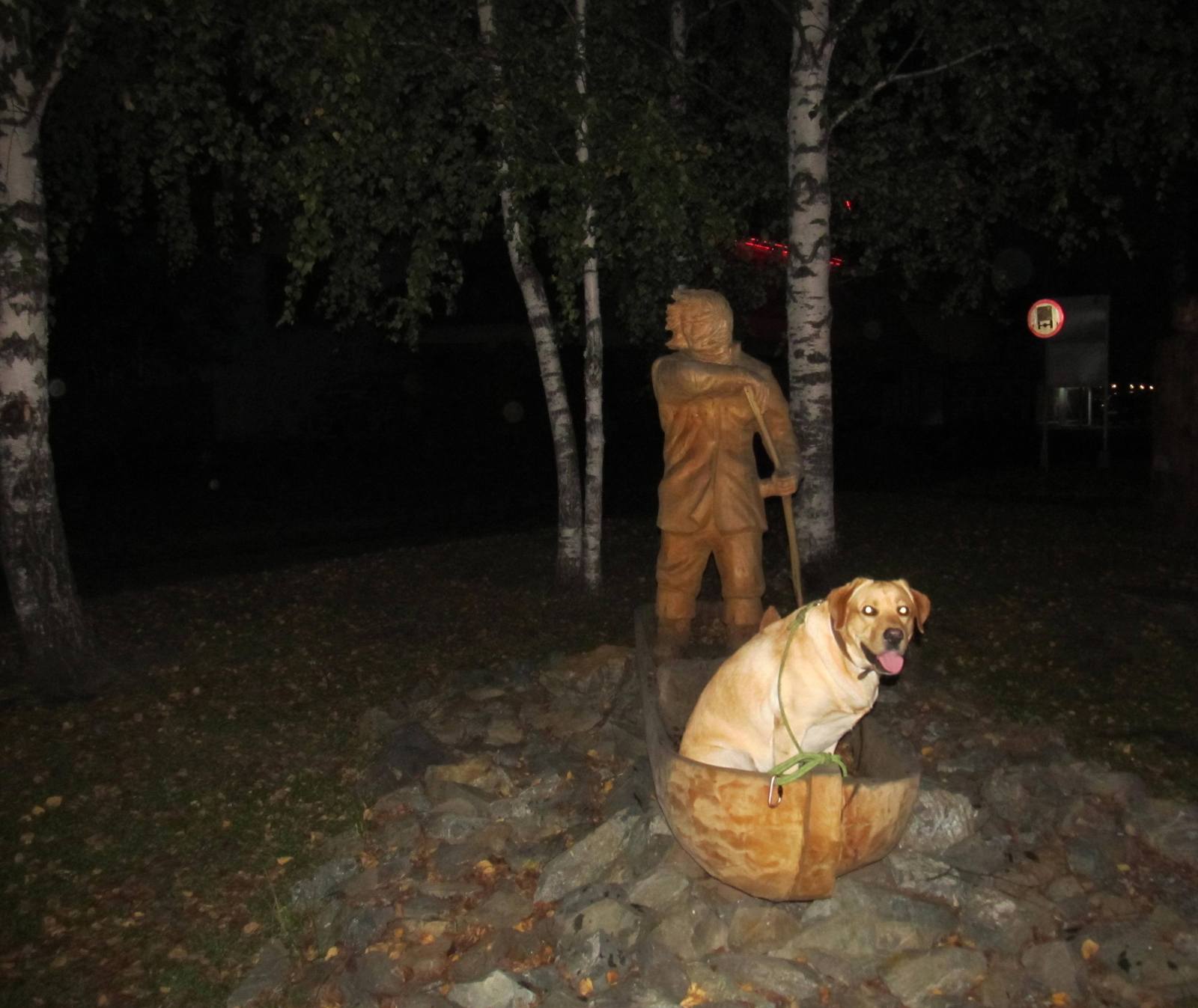 Small brick factory in the middle of the park. - My, Kripota, Night, Square, Paranoia, Humor, Longpost