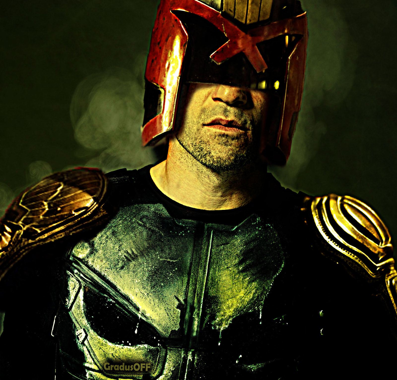 Punisher or Judge? - My, Punishers, The punisher, Judge Dredd, , , John Bernthal, , Mashup