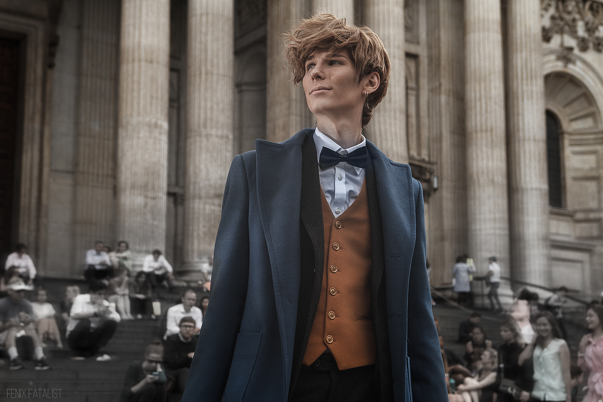 Family cosplay - Newt Scamander - My, Cosplay, Newt Scamander, London, Travels, Russian cosplay, Harry Potter, Fantastic Beasts and Where to Find Them, Longpost