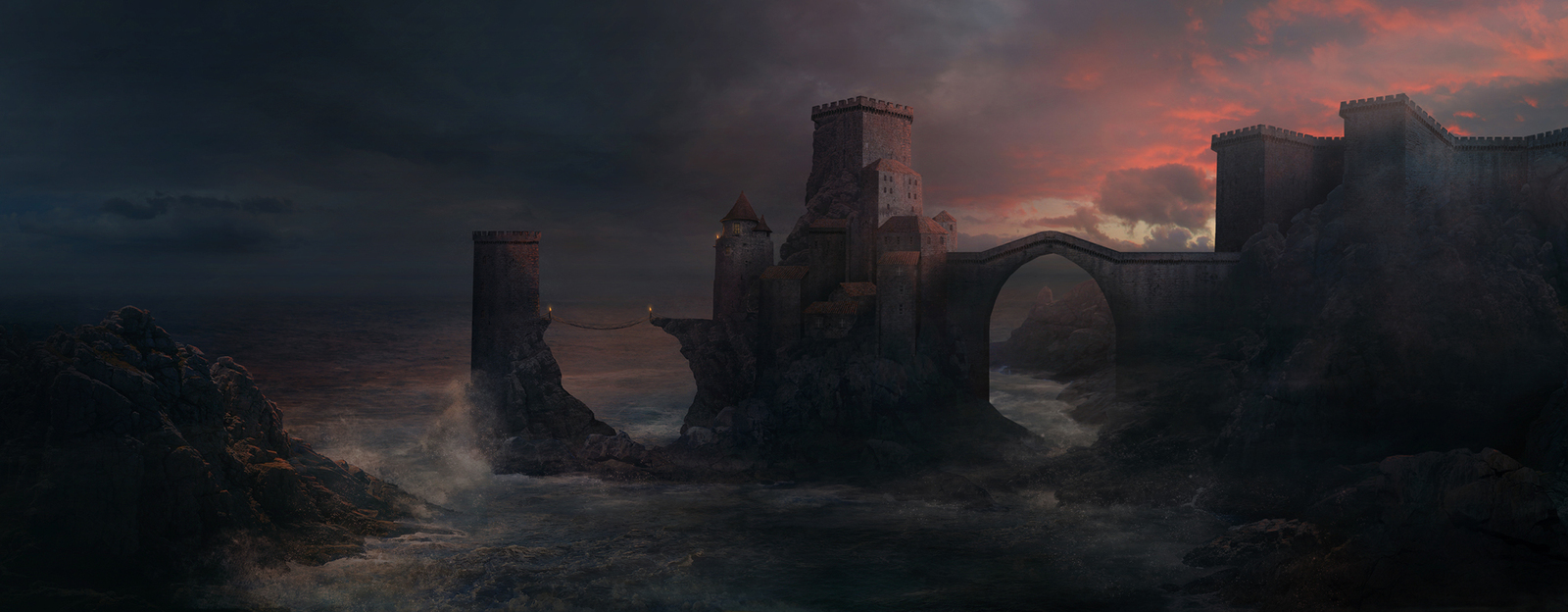 Heroes and landscapes of the world of George Martin Author: Guilem Hernandez Pongiluppi - Game of Thrones, PLIO, Pike, Daenerys Targaryen, Jon Snow, Art, Longpost