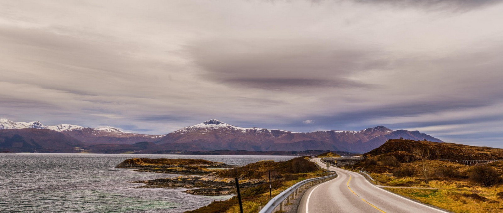 Atlantic road in Norway. - The photo, Road, Longpost