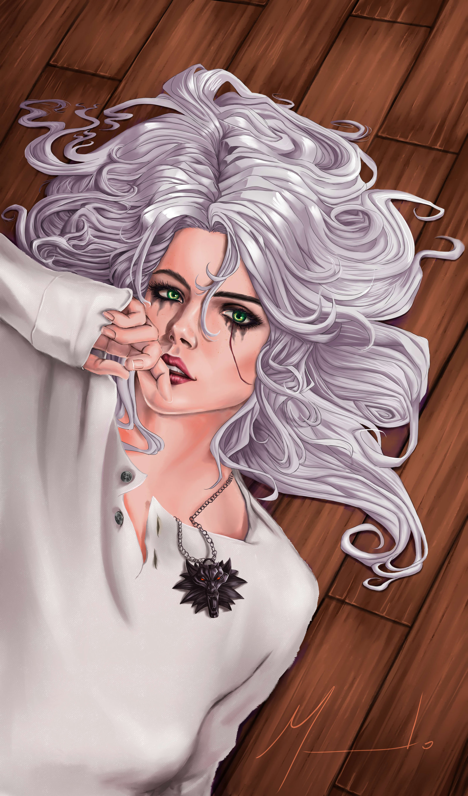 Ciri - Ciri, Witcher, Art, 