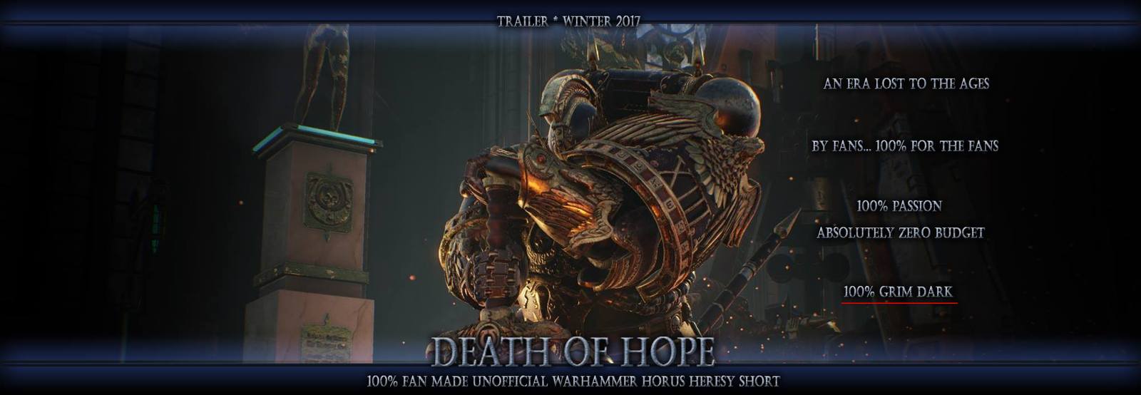 New screenshots from the fan movie Death of Hope! - Warhammer 30k, Horus heresy, Warhammer, Death of Hope, , Wh News, , Video, Longpost