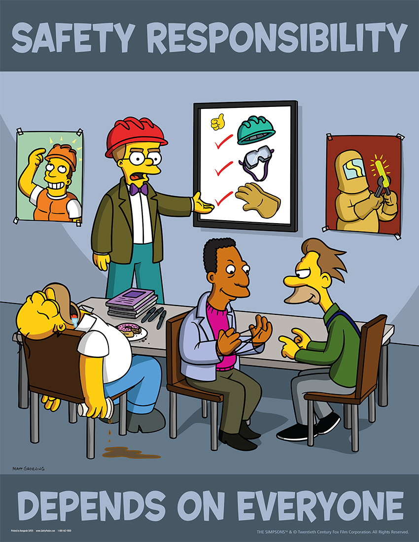 Posters The Simpsons Part 2 (Production) - The Simpsons, Poster, Production, Serials, Safety engineering, Longpost