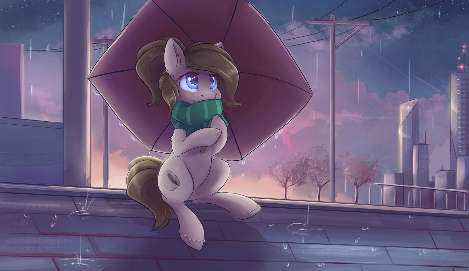 Morning Rain by Ardail - My Little Pony, Original Character, Ardail