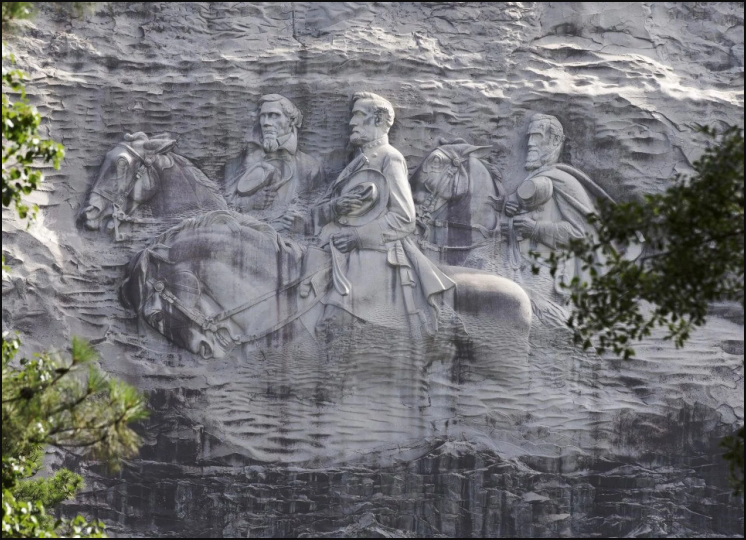 Monument depicting Confederate leaders on Stone Mountain - Confederation, Georgia, American Civil War, Monument, , Tolerance, Story, Longpost