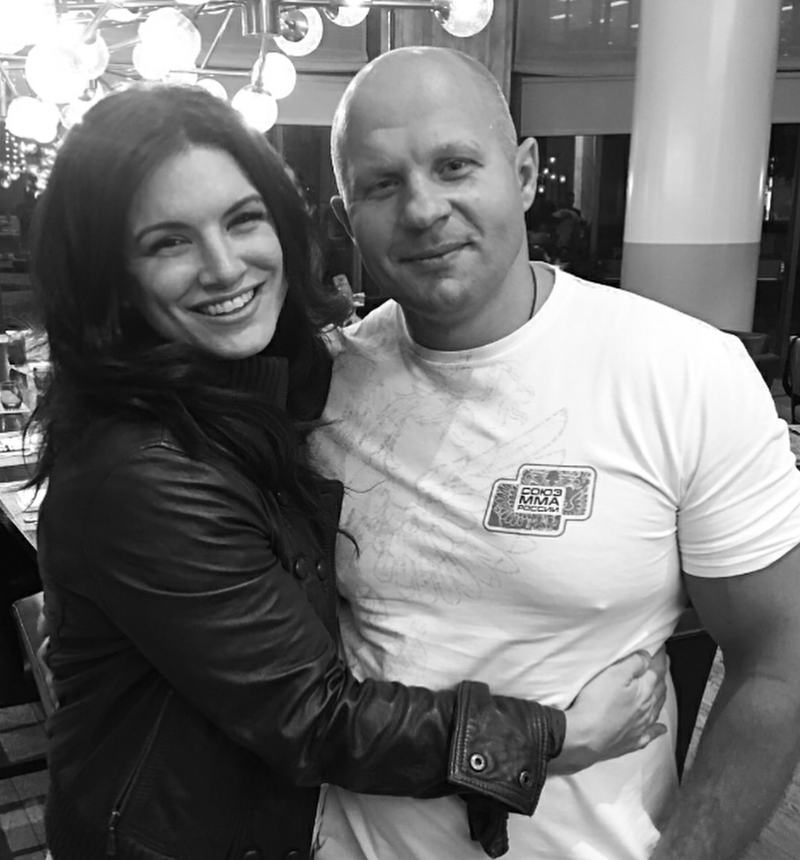 Gina and Fedor - Gina carano, Fedor Emelianenko, Джина Карано, Федор Емельяненко