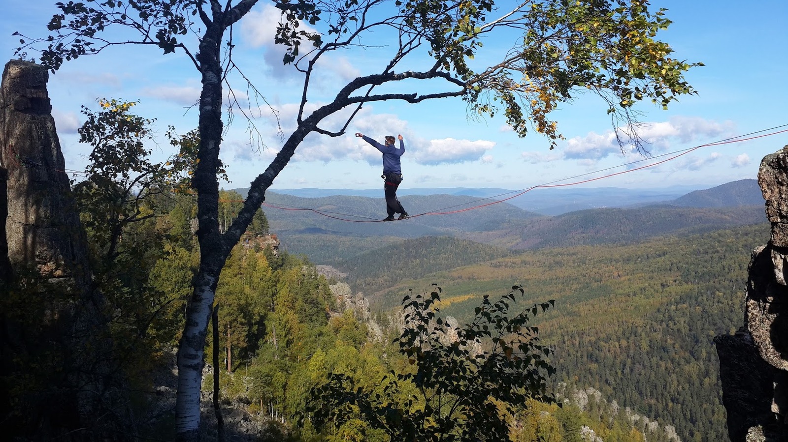 Trip to Aigir (Bashkortostan). Second attempt to get high. - My, Aigir, Tourism, Slackline, Tightrope walker, Height, Hike, King of the hill, Extreme, Longpost