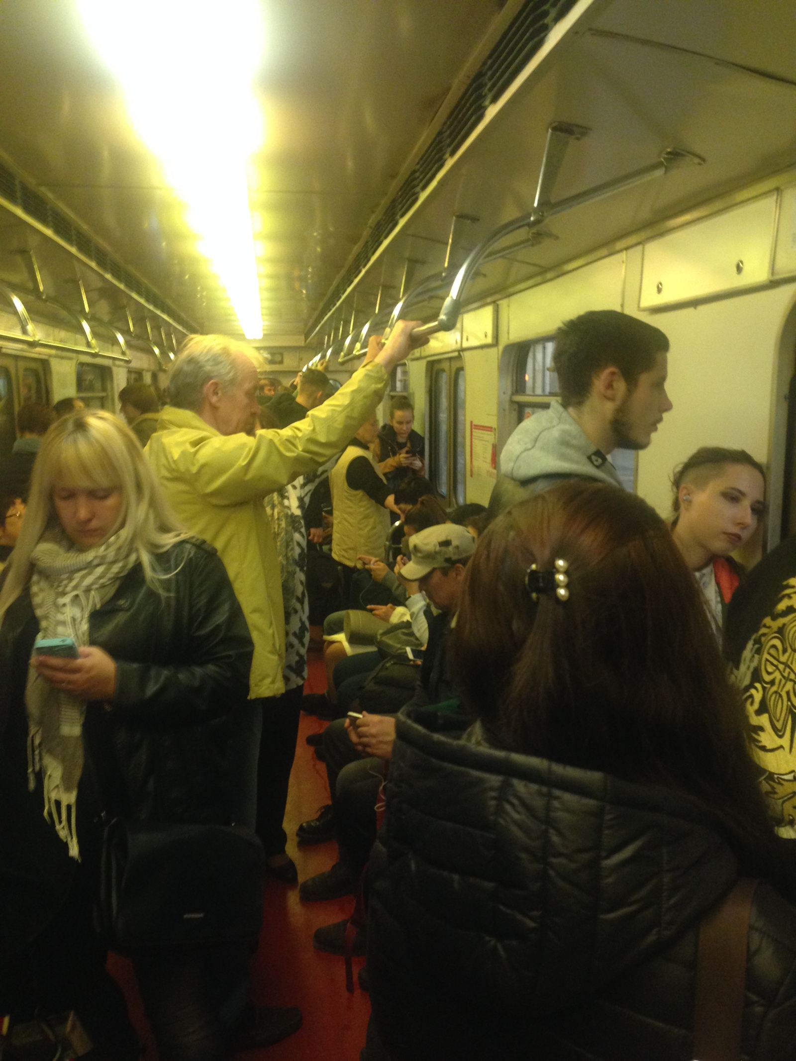 Just one subway car, what a set of characters - My, Moscow Metro, Fast, Philosophy, Longpost