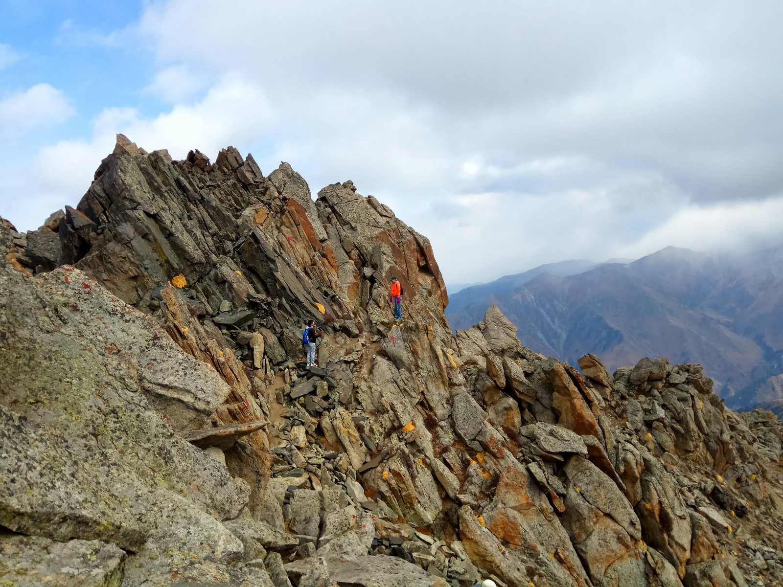 Photo from the big Almaty Peak - My, Almaty, The mountains, Kazakhstan, Landscape, Cold, Longpost, Video