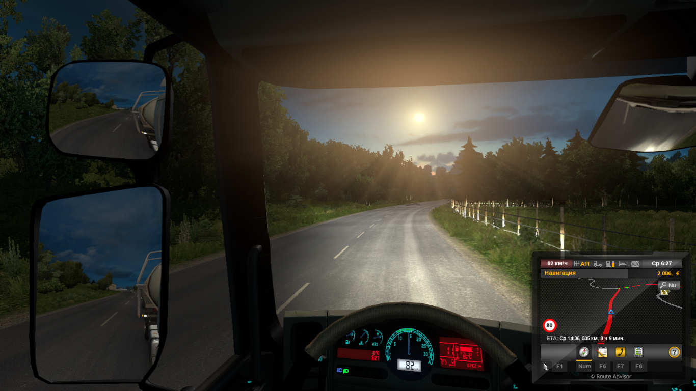 Original ETS2 graphics - My, Euro Truck Simulator 2, Screenshot, Longpost