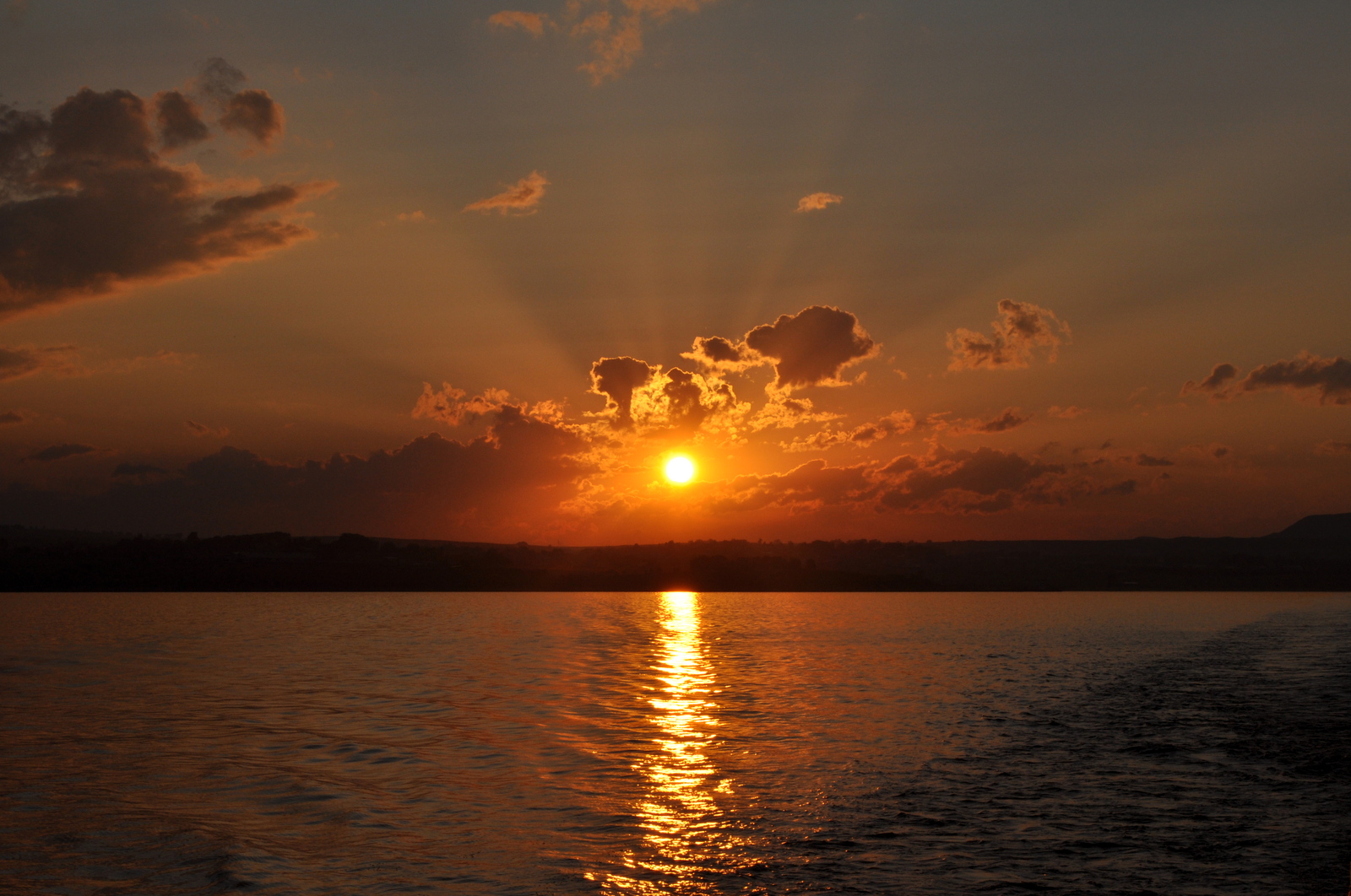 Sunset at the Krasnoyarsk reservoir - Sunset, Krasnoyarsk region, The photo, My, Longpost