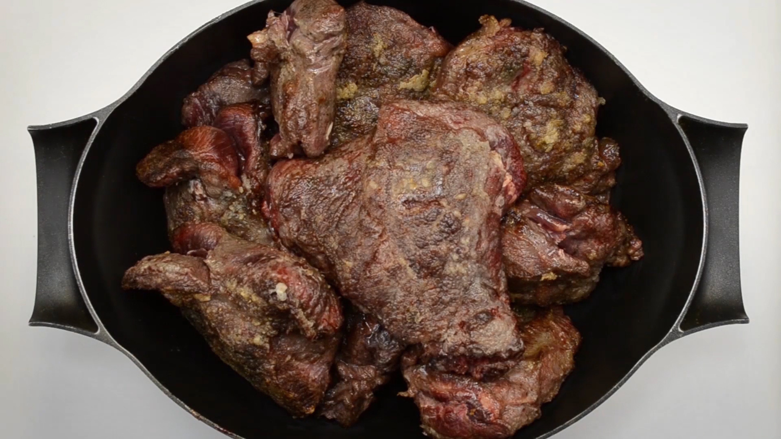 Braised beef cheeks - My, Beef cheeks, , Parura, , Cooking, Preparation, Video, Longpost