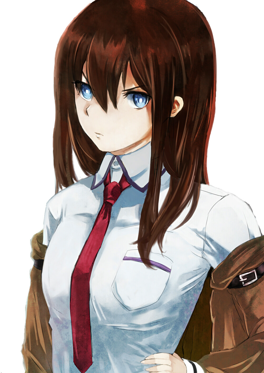 Kurisu Makise - Аниме, Визуальная новелла, Anime Art, Steins Gate, Kurisu Makise, Pixiv