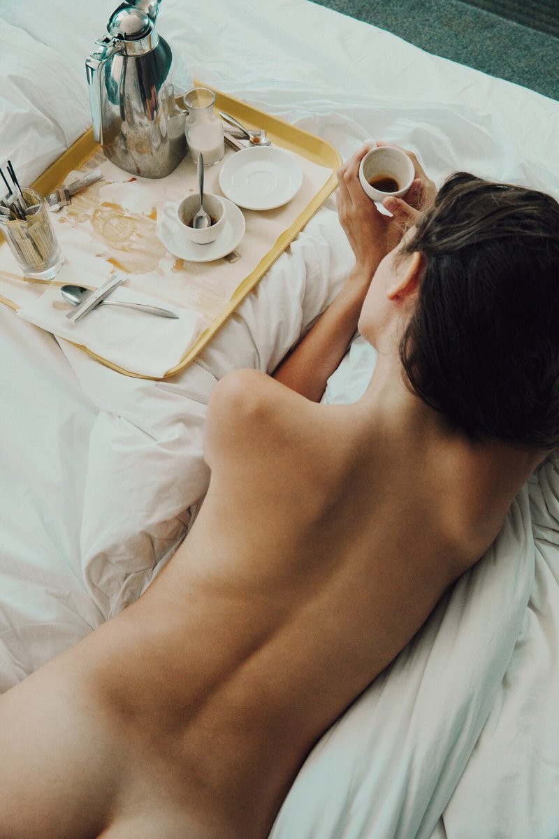 Good morning! (nude girls and coffee - 37) - NSFW, Erotic, Girls, Good morning, A selection, Naked, Nudity, Coffee, Longpost