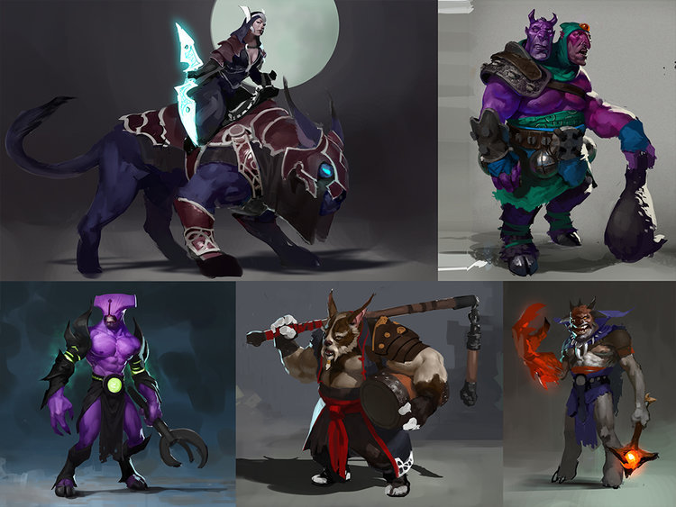 Dota 2 concept art - Dota 2, Dota 2 Art, Longpost, In contact with, Honestly stolen