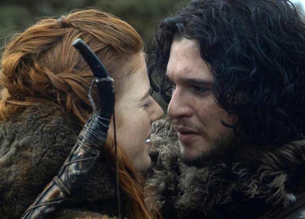 So they get married. - Game of Thrones, Jon Snow, Rose Leslie, Kit Harington