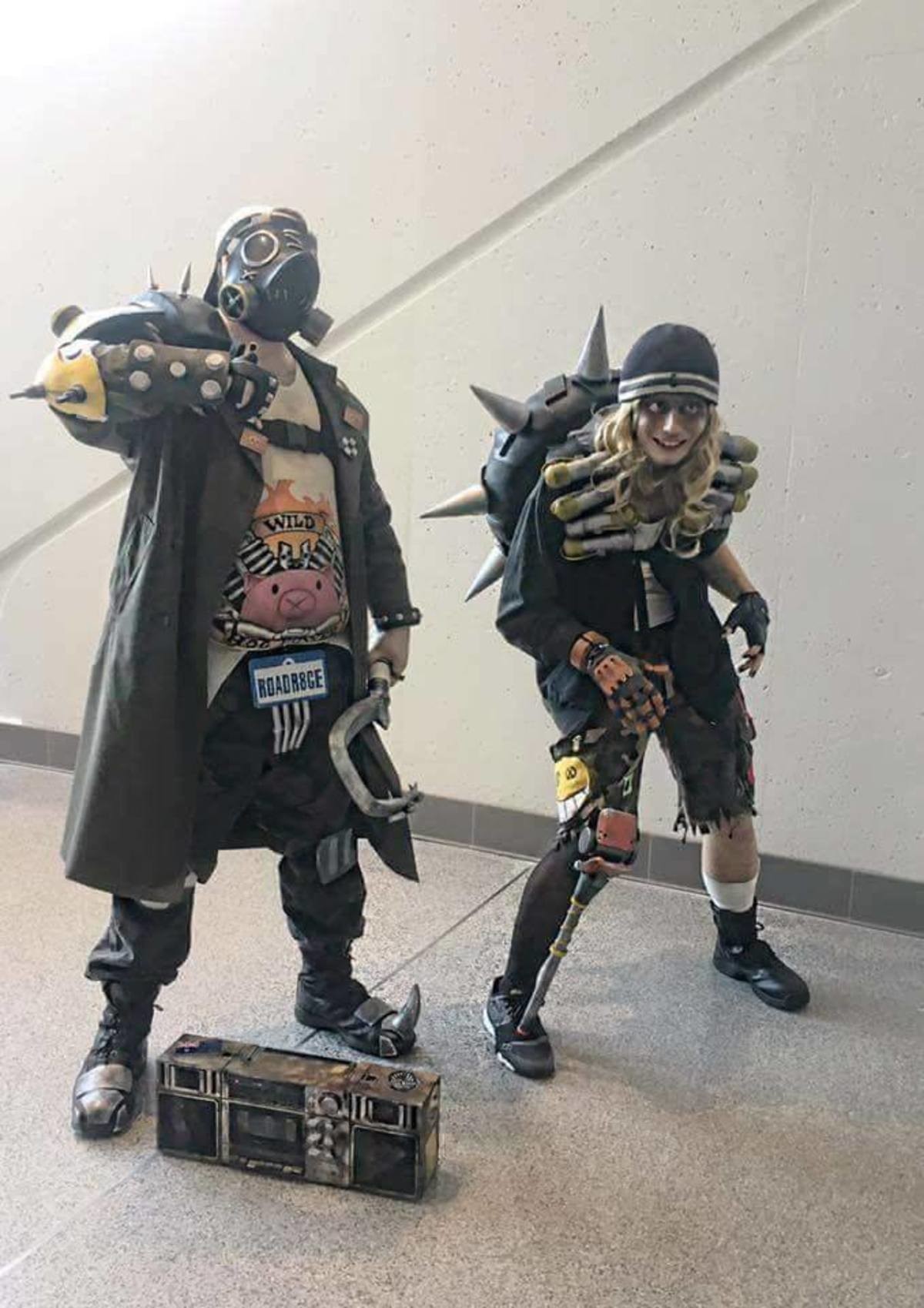 Junkrat and Roadhog cosplay - Cosplay, Overwatch, Junkrat, Roadhog