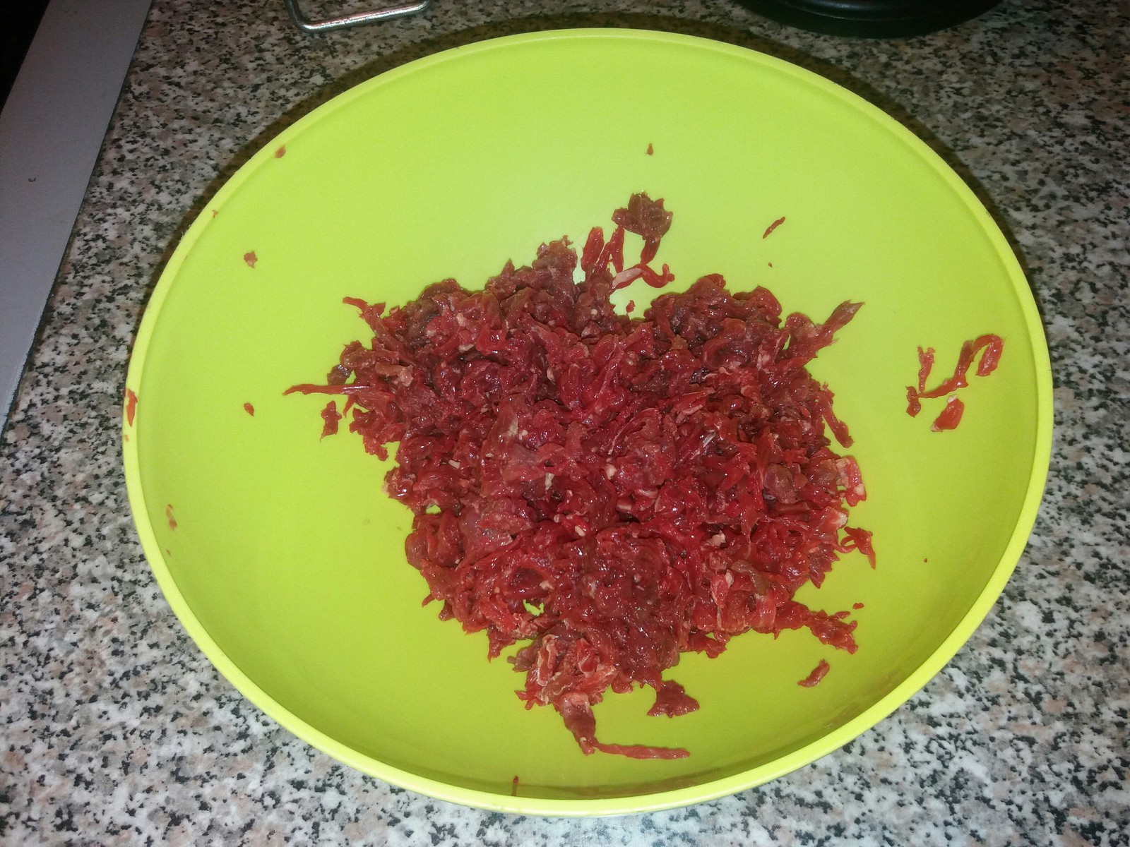 For lovers of raw meat. - My, Recipe, Meat, Salad, Longpost