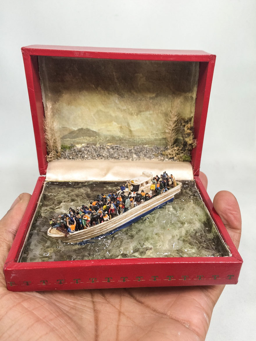 Scenes of life inside a jewelry box - Canada, , , , Artist, Longpost