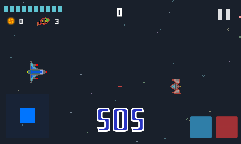 SOS (save our space) - a new game from a young developer (14 years old). Part 1 - My, Unity, Unity3d, Android, Android Games, Arkanoid, Indie game, Longpost