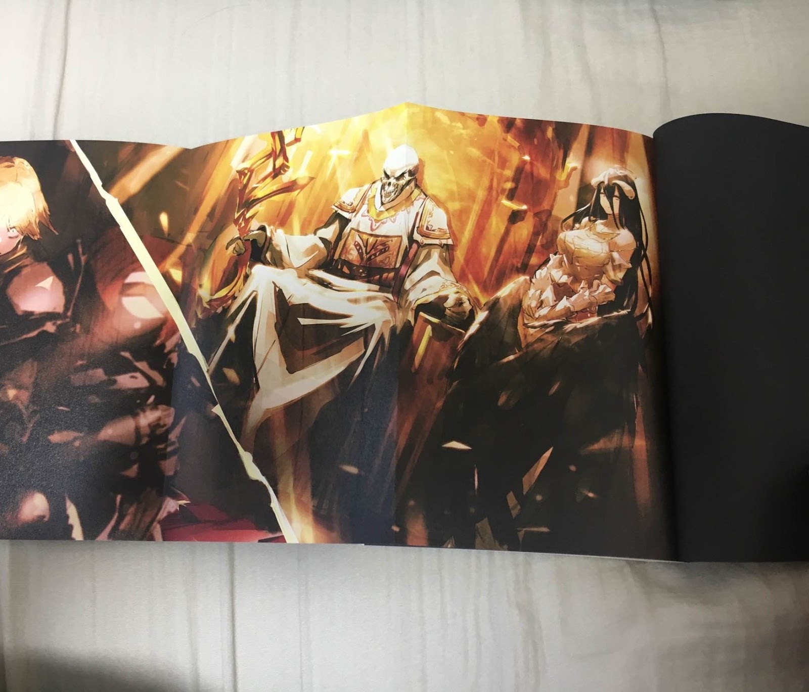 Meanwhile, volume 12 of Overlord is moving by leaps and bounds - Anime, Anime art, Overlord, Light novel, Longpost, So-Bin, The photo, Ainz ooal gown